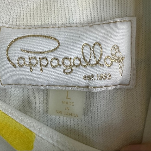 PAPPAGALLO Gwen Live Gives You Lemons Sleeveless Mini Swing Dress Size Large - Picture 4 of 12